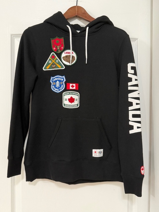 Hudson's Bay Company Tops - HBC Team Canada 2012 London Olympics Patch Hoodie - Women's Small